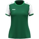 womanShirt Dynamic KM dames donkergroen/wit/groen Voorkant