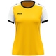 womanShirt Dynamic KM dames geel/wit/zwart Voorkant