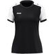 womanShirt Dynamic KM dames zwart/wit/antraciet Voorkant
