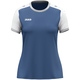 womanShirt Dynamic KM dames nachtblauw/wit/lichtgrijs Voorkant