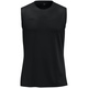 Tanktop Uni schwarz Vorderansicht