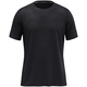 T-Shirt Uni schwarz Vorderansicht