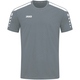 KinderT-Shirt Power steingrau Vorderansicht