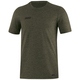 KinderT-Shirt Premium Basics khaki meliert Vorderansicht
