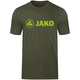 KinderT-Shirt Promo khaki/neongrün Vorderansicht