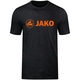 KinderT-Shirt Promo schwarz meliert/neonorange Vorderansicht