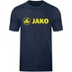 KinderT-Shirt Promo marine meliert/neongelb Vorderansicht