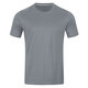 KinderT-Shirt Run 2.0 steingrau Vorderansicht