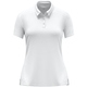 womanPolo Uni Damen weiß Vorderansicht