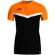 Polo Iconic schwarz/neonorange Vorderansicht