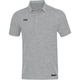 Polo Premium Basics hellgrau meliert Vorderansicht