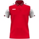 Polo Dynamic rot/weiß/dunkelrot Vorderansicht
