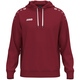 Sweater met kap One Cotton bordeaux Voorkant