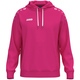 Sweater met kap One Cotton deep pink Voorkant