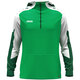 Zip Hoodie Dynamic grün/weiß/dunkelgrün Vorderansicht