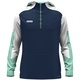 Zip Hoodie Dynamic marine/weiß/minze Vorderansicht