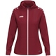 womanJas met kap One damesmaten bordeaux Voorkant