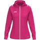 womanJas met kap One damesmaten deep pink Voorkant