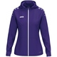 Jas met kap One damesmaten violet Voorkant