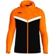 Kapuzenjacke Iconic  schwarz/neonorange Bild an Person