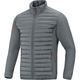 Hybridjacke Premium steingrau Vorderansicht