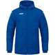 Coachjacke Team mit Kapuze royal Vorderansicht