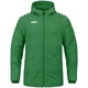 Coachjacke One mit Kapuze sportgrün Vorderansicht