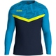 Sweat Iconic marine/JAKO blau/neongelb Vorderansicht