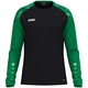 Longsleeve Sonic zwart/groen Voorkant