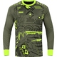 Keepershirt Tropicana kaki/fluogroen Voorkant