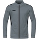 Polyesterjacke Challenge steingrau/schwarz Bild an Person