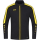 KinderPolyesterjacke Power schwarz/citro Seitenansicht links