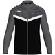 Polyesterjacke Iconic schwarz/anthrazit Vorderansicht