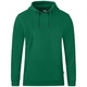 Kapuzensweat Organic  grün Vorderansicht