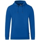 Kapuzensweat Organic  royal Vorderansicht