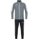 Trainingsanzug Polyester Power steingrau Vorderansicht