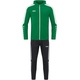Trainingsanzug Polyester Power mit Kapuze sportgrün Vorderansicht