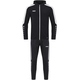 Trainingsanzug Polyester Power mit Kapuze schwarz Vorderansicht