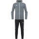 Trainingsanzug Polyester Power mit Kapuze steingrau Vorderansicht