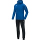Trainingsanzug Polyester Classico mit Kapuze royal Vorderansicht
