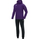 Trainingsanzug Polyester Classico mit Kapuze lila Vorderansicht