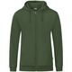 Kapuzenjacke Organic  oliv Bild an Person