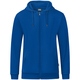 Kapuzenjacke Organic  royal Bild an Person