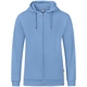Kapuzenjacke Organic  eisblau Bild an Person