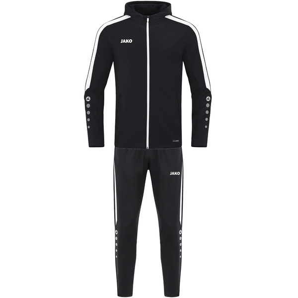 Trainingsanzug Polyester Power mit Kapuze 