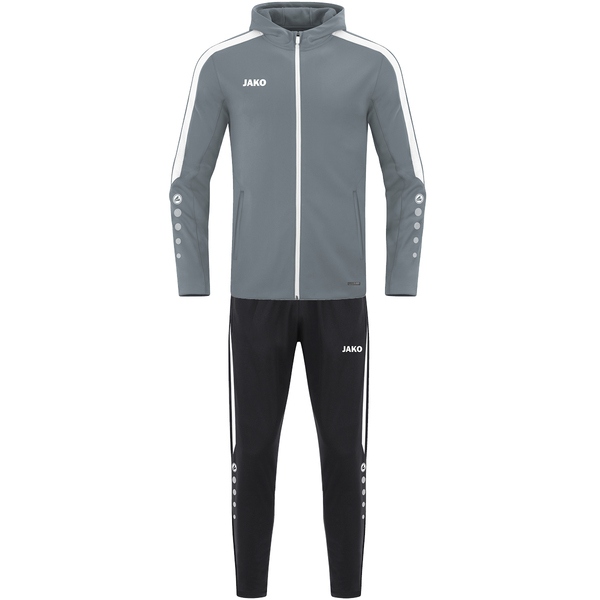 Trainingsanzug Polyester Power mit Kapuze 