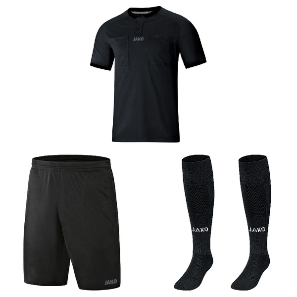 Schiedsrichter Set schwarz 