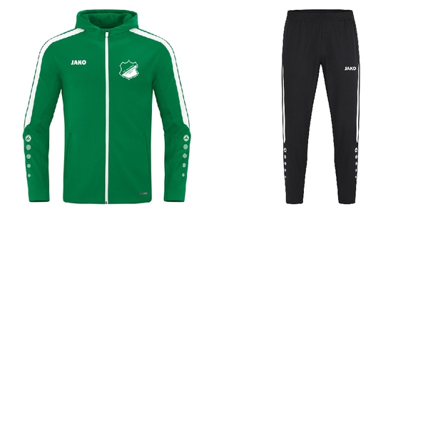 Trainingsanzug Polyester Power mit Kapuze 