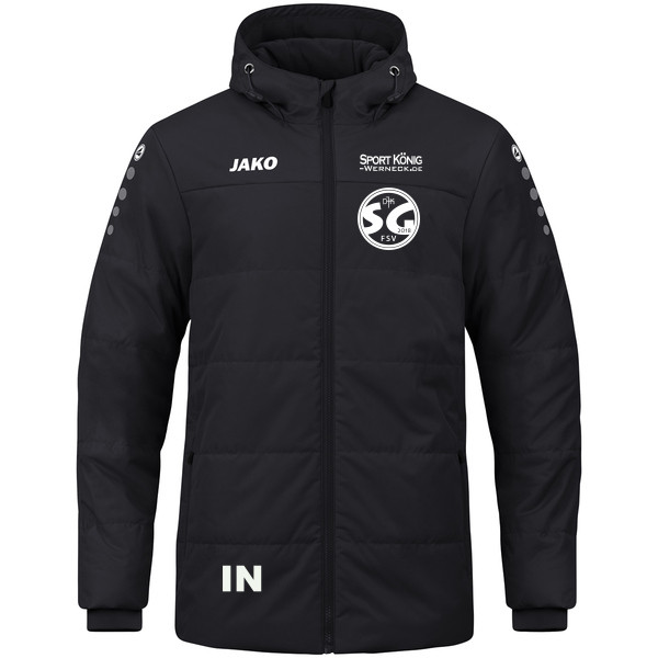 Coachjacke Team mit Kapuze 