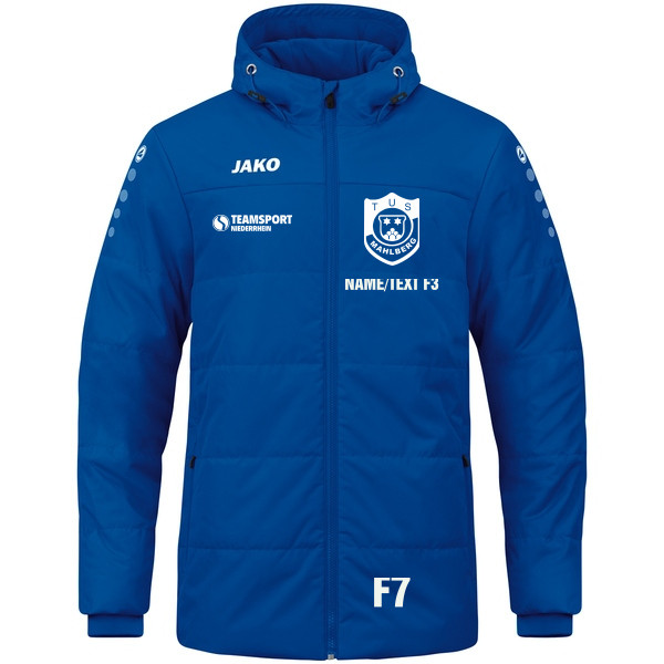 Coachjacke Team mit Kapuze 